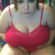 A fat girl clutches and squeezes her belly while sitting on a toilet. Farts and pooping sounds are heard, although audio is slightly compressed. Over 8 minutes.